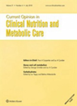 Current Opinion In Clinical Nutrition And Metabolic Care