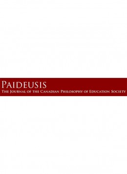 Paideusis-the Journal Of The Canadian Philosophy Of Education Society